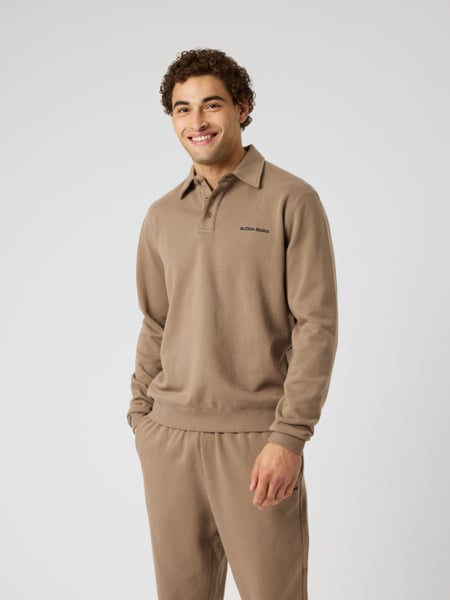 Björn Borg Borg Classic Polo Sweatshirt Brun, M