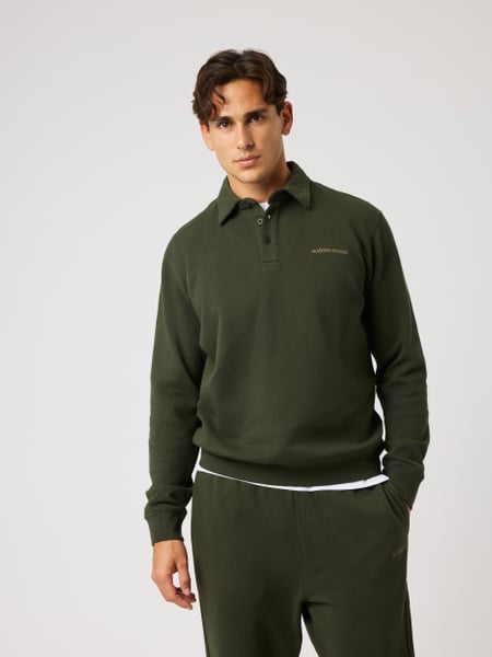 Björn Borg Borg Classic Polo Sweatshirt Grøn, XXL