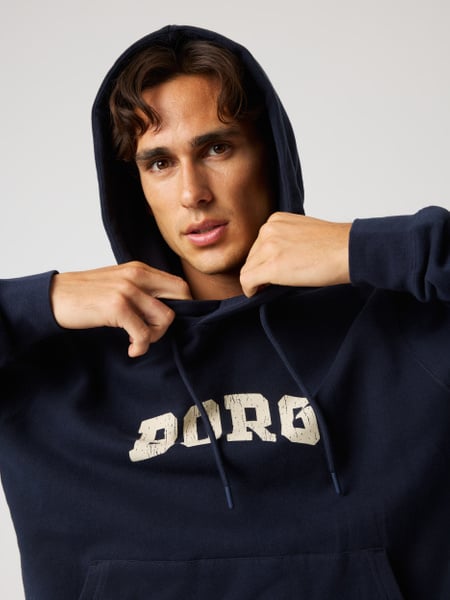 Björn Borg Borg Classic Print Hoodie Marineblå, S