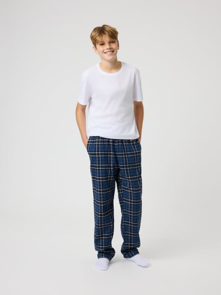 Björn Borg Core Flannel Pyjama Pants Grøn, 158-164