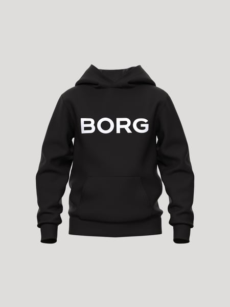 Björn Borg Borg Essential 3 Hoodie Sort, 122-128