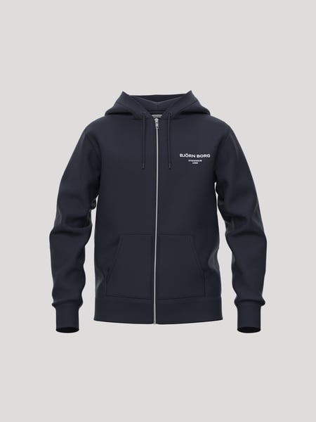 Björn Borg Borg Essential 1 Zip Hoodie Marineblå, 170