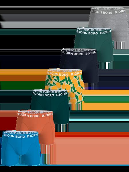 Björn Borg Cotton Stretch Boxers 7-pack Blå, 158-164