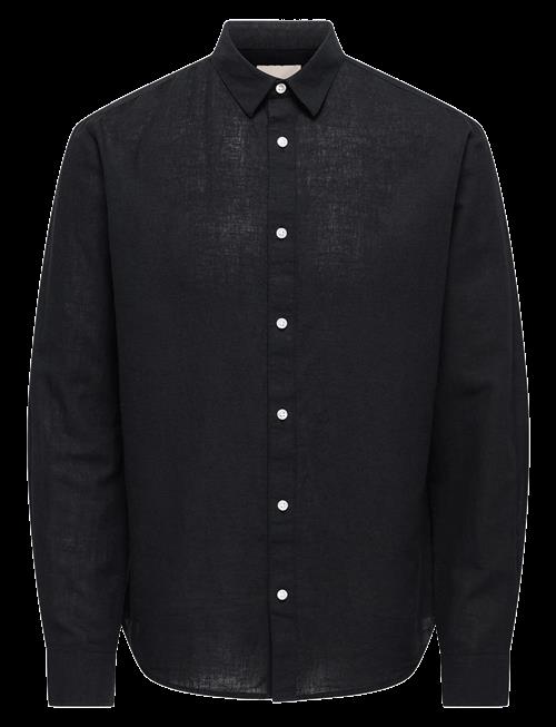 ONLY & SONS | Onscaiden Life Ls Solid Linen Blend Noos | XL