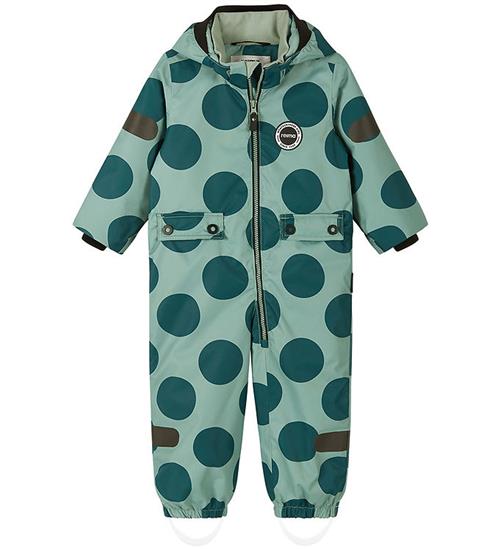 Reima Flyverdragt - Marte Mid - Stone Green m. Prikker