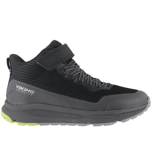 Viking Støvler - Flow Mid - Sort/Charcoal