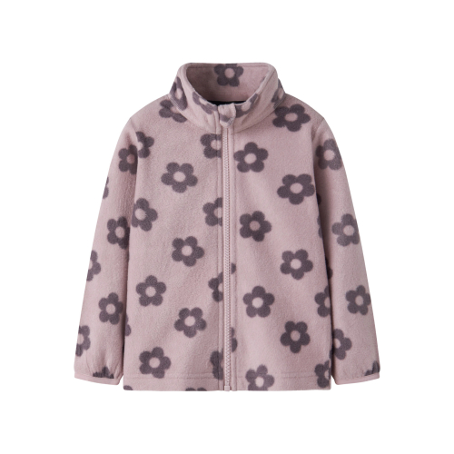 NAME IT Fleece Jakke Spektra Violet Ice Flower