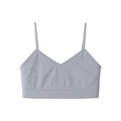 LMTD Sømløs Top Betty Light Grey Melange