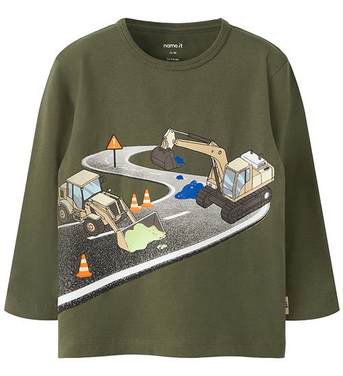 Name It Bluse - NmmNick - Olive Night