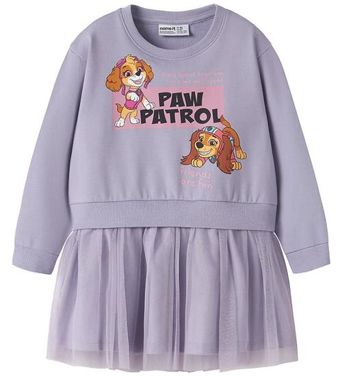 Name It Sweatkjole m. Tyl - NmfArra - Paw Patrol - Heirloom Lila