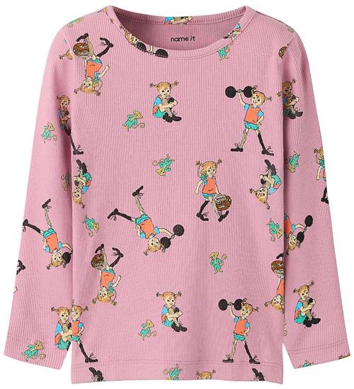 Name It Bluse - Rib - NmfAra - Pippi - Slim - Lilas
