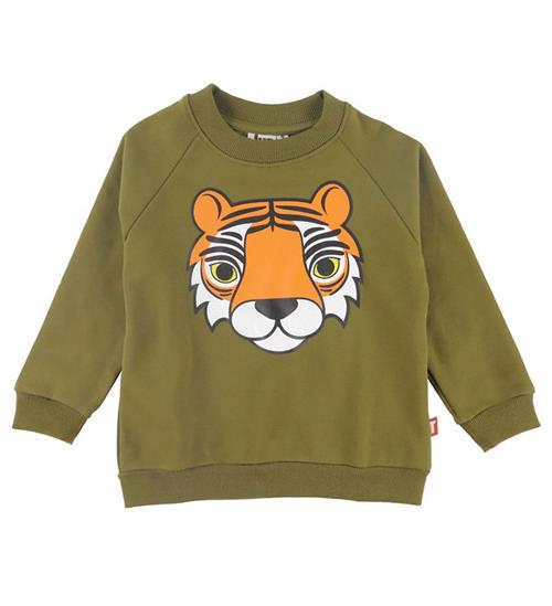 DYR-Cph Sweatshirt - DyrBellow - Dark Olive Tiger