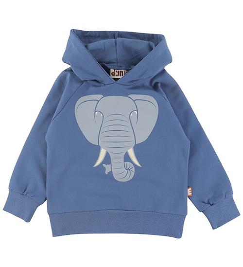 DYR-Chp Hættetrøje - Dyrbellow - Ocean Blue Elefant