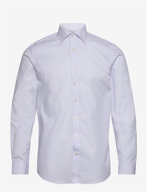 Lindbergh Black | Technical Striped Shirt L/S | XXL