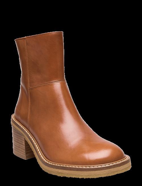 ANGULUS | Bootie - Block Heel - With Zippe | 38