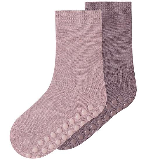 Name it Strømper - NmfWak - 2-Pak - Violet Ice/2p Violet Ice + T