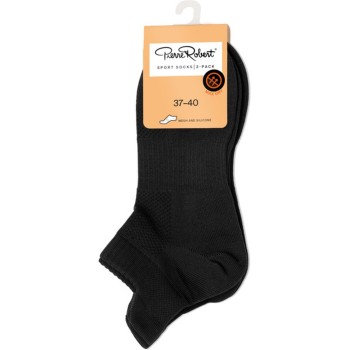 Pierre Robert Strømper 2P Sport Ankle Socks Women Sort polyamid Str 37/40 Dame