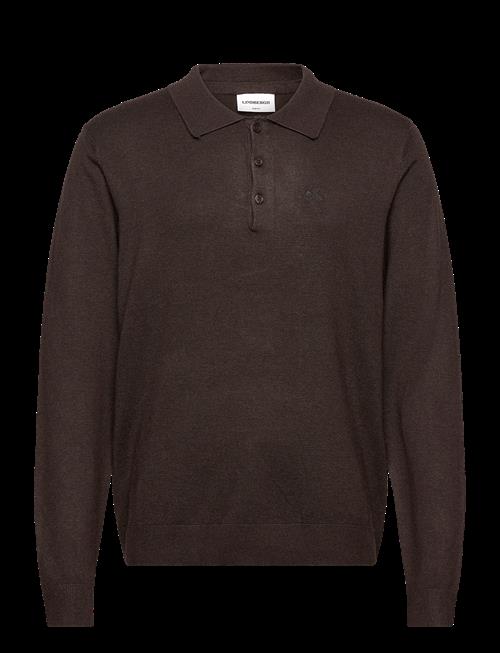 Lindbergh | Long Sleeve Knitted Poloshirt | XL