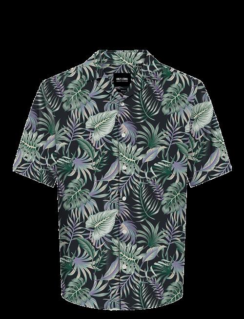 ONLY & SONS | Onswayne Life Aop Ss Viscose Shirt Noos | S