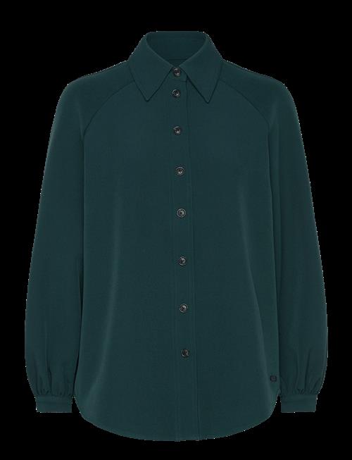 Scotch & Soda | Crepe Peasant Sleeve Overshirt | 34
