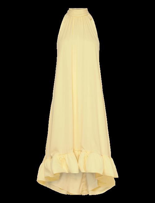 Malina | Sabrina Halterneck Ruffled Midi Dress | L