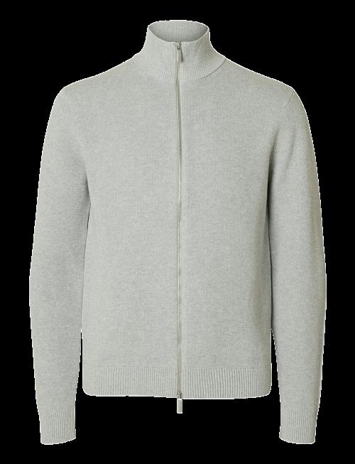 Selected | Slmdane Ls Knit Reg Struc Full Zip Noos | L