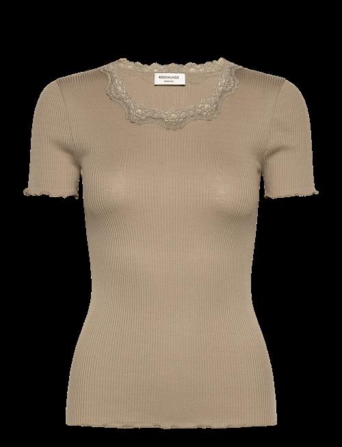 Rosemunde | Rwbeatha Silk Ss Lace T-Shirt | S