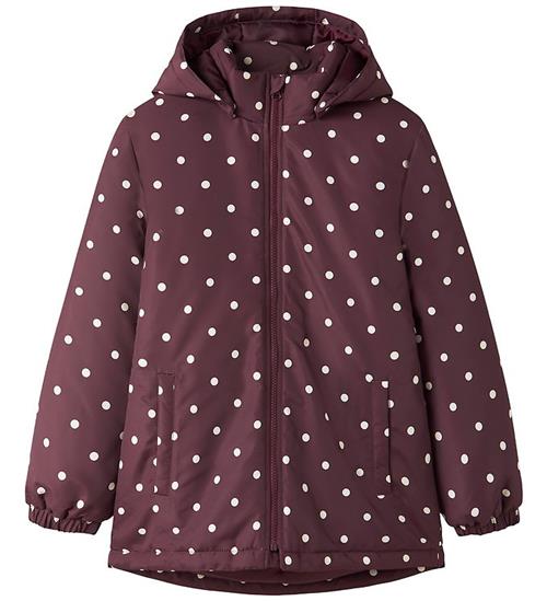 Name It Vinterjakke - Noos - NkfMaxi - Fig/Polka Dots