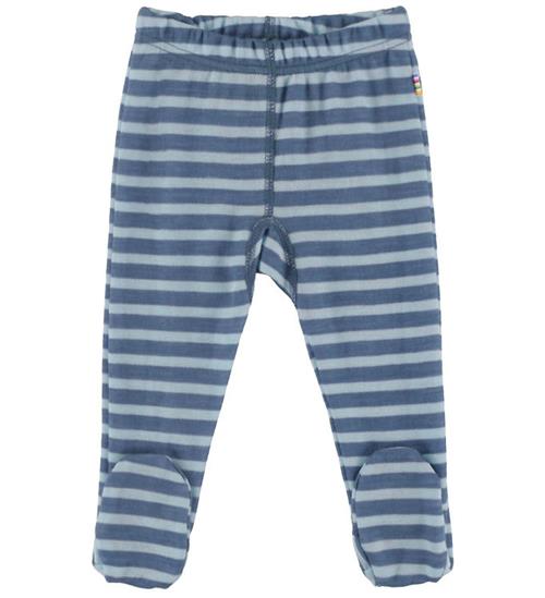 Joha Leggings m. Fødder - Uld - Mørkeblå