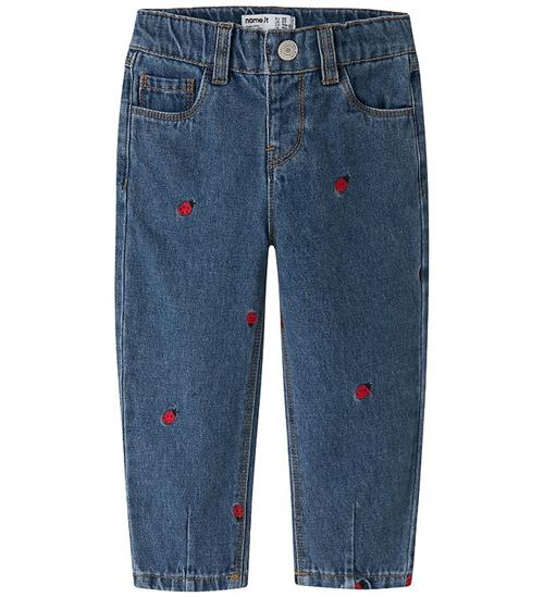 Name It Jeana - Denim - Mom - NmfBella - Medium Blue Denim/Lady