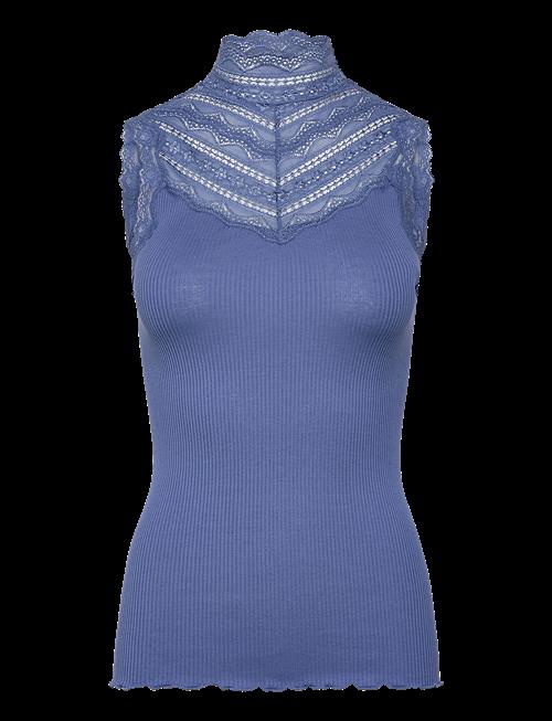 Rosemunde | Silk Top W/ Lace | S