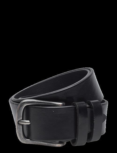 Portia 1924 | Black Full Grain Leather Belt | 115 cm