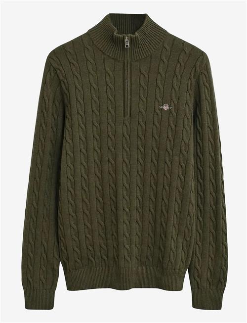 Gant | Cable Knit Half-Zip Sweater | XXXL