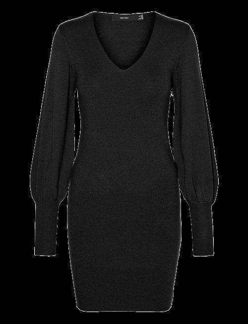 Vero Moda | Vmhollykarispuff Ls V-Neck Dress Ga Boo | XS