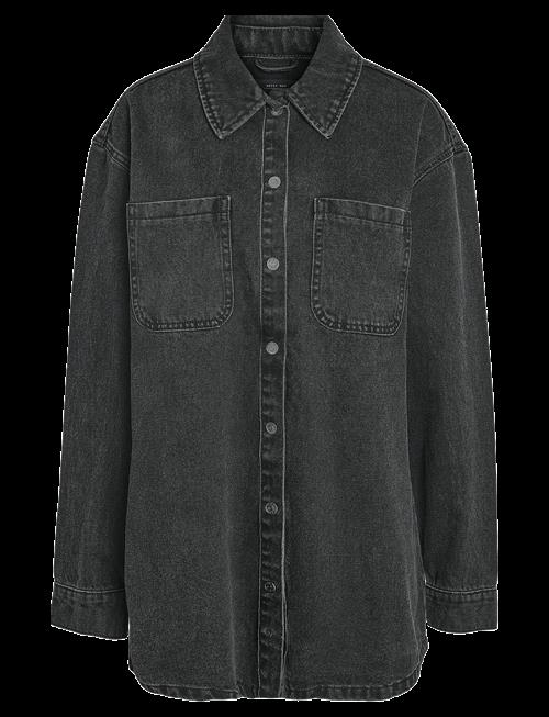 NOISY MAY | Nmalva L/S Dnm Shacket Az387Bl Noos | XL