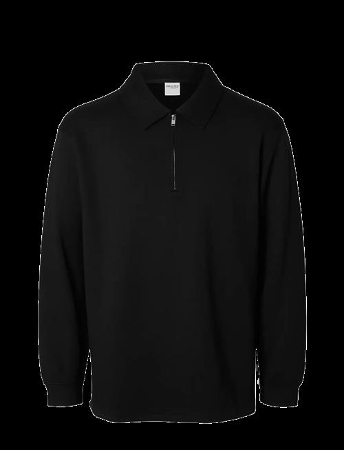 Selected | Slhrelax-Emanuel Soft Polo Zip Sweat Ex | L