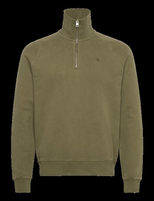 Morris | Maryon Half Zip Washed Sweatshirt | S