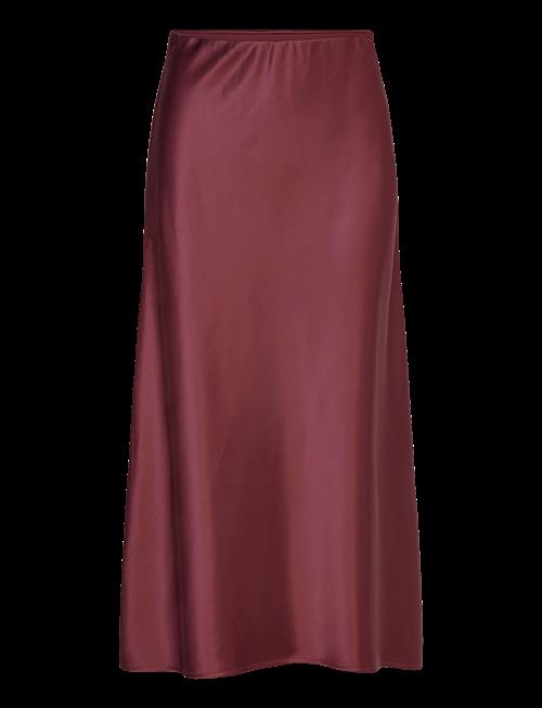 Malina | Aubree Satin Midi Skirt | M