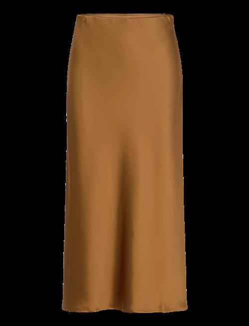 Malina | Aubree Satin Midi Skirt | XL