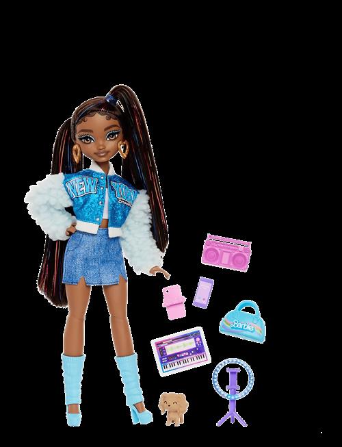 Barbie | Dream Besties “Brooklyn” Fashion Doll With 8 Video & Music Themed Accessories | ONE SIZE