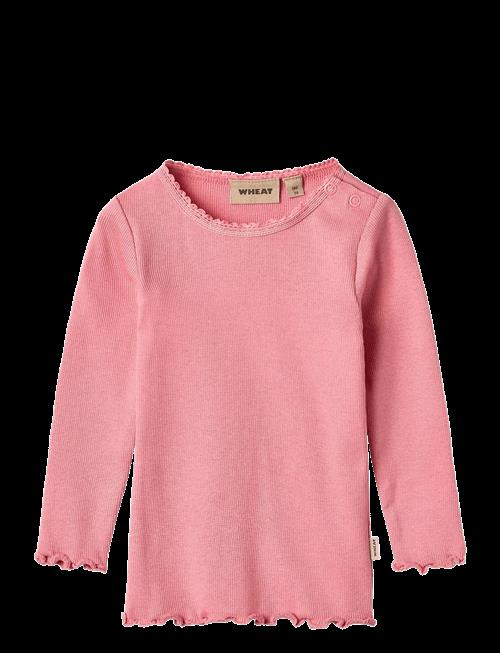 Wheat | Rib T-Shirt L/S Reese | 80