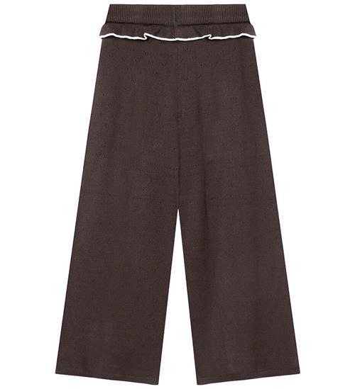 Fliink Bukser - Strik/Hulmønster - Fame Contrast - Coffee Bean/S