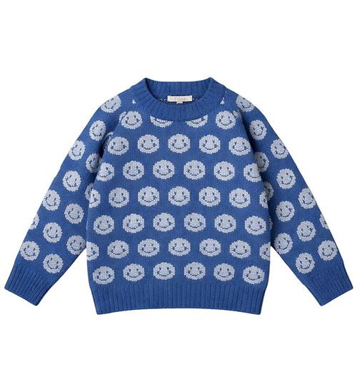 Fliink Bluse - Strik - Bon Emoji - Insignia Blue