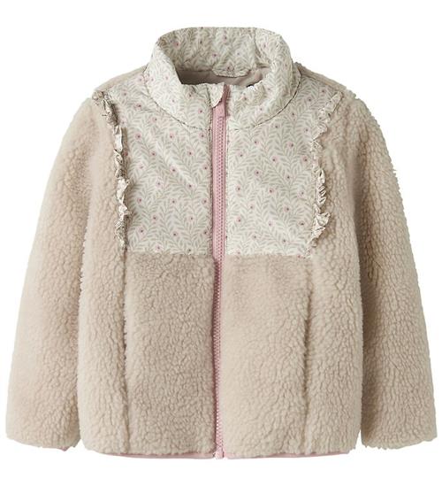 Name It Fleecejakke - NmfMinna - Teddy - Rainy Day
