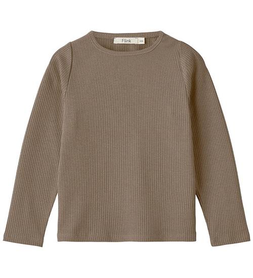 Fliink Bluse - Rib/Modal - Kenna - Pine Bark