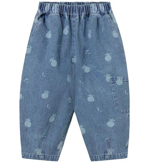 Fliink Bukser - Don Cargo - Medium Blue AOP