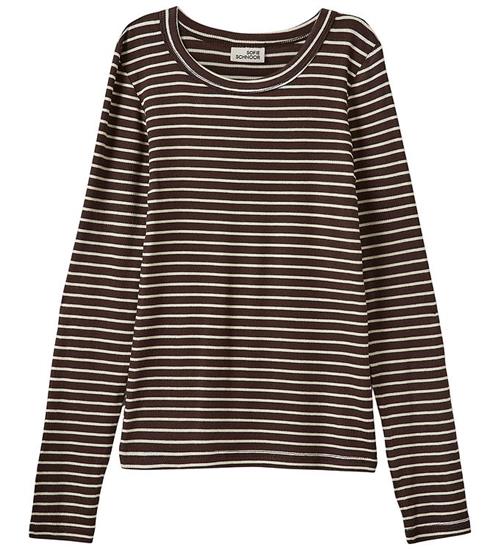 Sofie Schnoor Bluse - Rib - PetriciaSY - Brown Striped