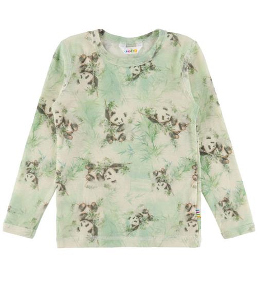 Joha Bluse - Uld - Off. White m. Pandaer