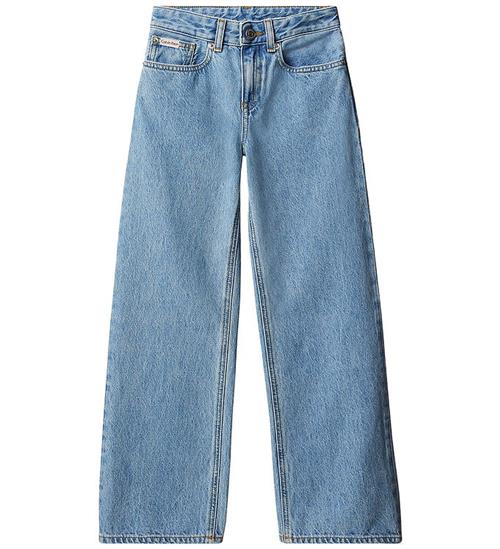 Calvin Klein Jeans - Wide Leg - Stone Mid Blue Wash Denim