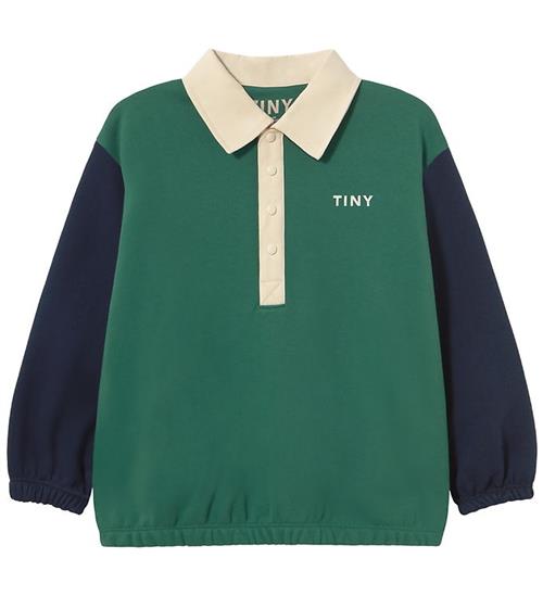 Tiny Cottons Sweatshirt - Color Block - Dark Green